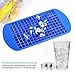 Heofean 3 Pcs Approved Food Grade Silicone 160 Grids Small Ice Maker Tiny Ice Cube Trays Chocolate Mold Mould Maker for Kitchen Bar Party Drinks Set of 3