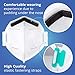 Disposable Dust Mask for face - 20 pack - NIOSH Certified - Safety N95 Particulate Respirator Mask | 4-Layers Protection for Home, Construction
