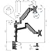 IMtKotW® Dual Arm Monitor Desk Mount Stand,Height Adjustable Full Motion Gas Spring Monitor Mount Riser with C Clamp/Grommet Base Fits Two 17