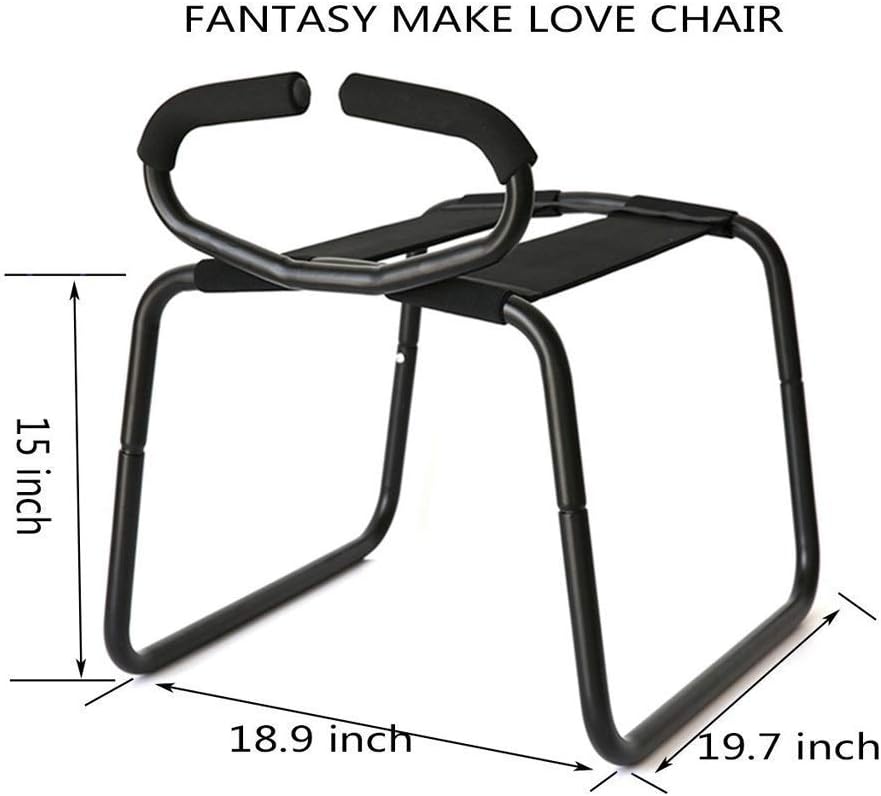 WUTTUAI Multifunctional Chair Fits Many Positions Stool Toy for Couples (Color: Black)