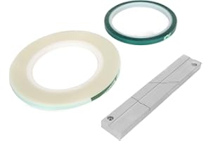 Splicing Block Kit,1/4 10 Inch Cassette Tape Repair Kit,Metal Tape Splicing Block Set Length Adjustable for Revoxsonido 1/4 1