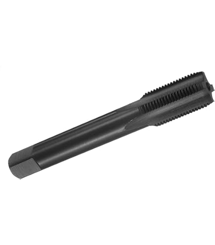 CoCud M10 X 1.25 Left-Hand Thread Milling Tap – HSS 3-Straight-Flute Machine Tap, H2 Accuracy, For Tapping Machines & Drilling Mills