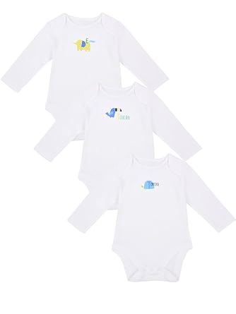 Baby Boys Bodysuit (Pack of 3)(MC113-1_Multicoloured_Newborn)