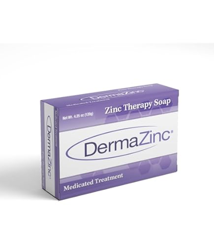 Amazon.com: DermaZinc Zinc Therapy Soap 4.25 Ounce (120 gram) Bar