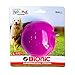 Tough Rubber Dog Ball, Durable Chew Toy for Large Dogs by Bionic, Large, Purple