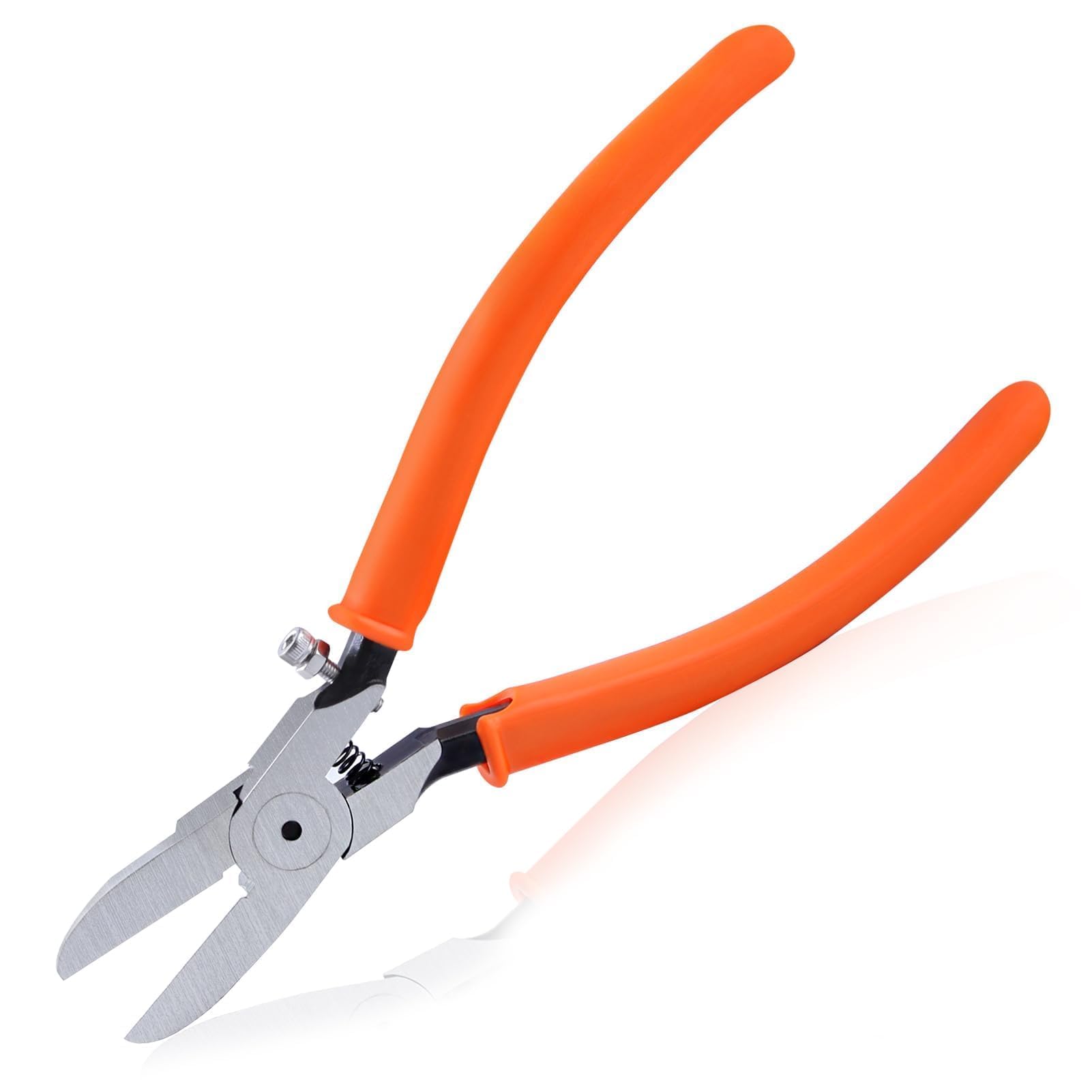 SPEEDWOX 6 Inch Precision Flush Side Cutters with Longer Cutting Edge, Ultra Sharp Wire Cutter Side-Cutting Pliers with Longer Flush Cutting Edge Flush Cut Trimmers for Cables Wires Zip Ties Model