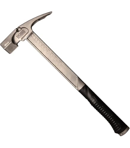 Boss Hammer 14 oz. Ti64 Titanium Hammer with Shock-Absorbing