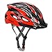 GIORO Ultralight Adult Cycling Bike Helmet for Men Women Specialized Road Urban Mountain Bicycle Safety Protection Certified with Removable Visor and Quick Release Adjustable Strap (Red & Black)