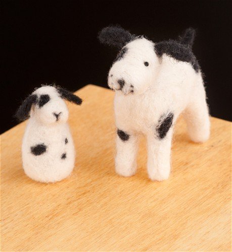 WoolPets Puppies Wool Needle Felting Craft Kit. Made in the USA.