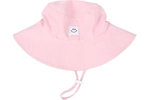 BUCAUM Baby Toddler Sun Hat,Kids Summer UPF 50+ Foldable Beach Bucket Hat for Boys Girls Children