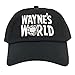 SYWHPS Wayne's World Hat Cap Waynes World Dad Hat Wayne Movie Baseball Cap Black Cotton