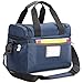 MOJECTO Cooler Bag-12x10x6.5-Inch.Two Insulated Compartments, Heavy Duty Polyester, High Density Insulation (Hot or Cold), 2 Heat Sealed Removable Peva Liner, Many Pockets, Strong Double Zipper
