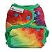 Best Bottom Cloth Diaper Shell-Snap, Totally Tie Dye