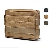 Hoanan Molle Pouches, Tactical Admin Pouch Compact EDC Utility Gadget Gear Pouch Military Carry Accessory Belt Hanging Waist Bag