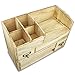 Ikee Design Large Extendable Wooden Desktop Organizer For Office Supplies, Storage Shelf Rack Book Shelf, Stationary Compartment Holder, Back to School, 17 1/4 W x 7 1/2 D x 12 H in