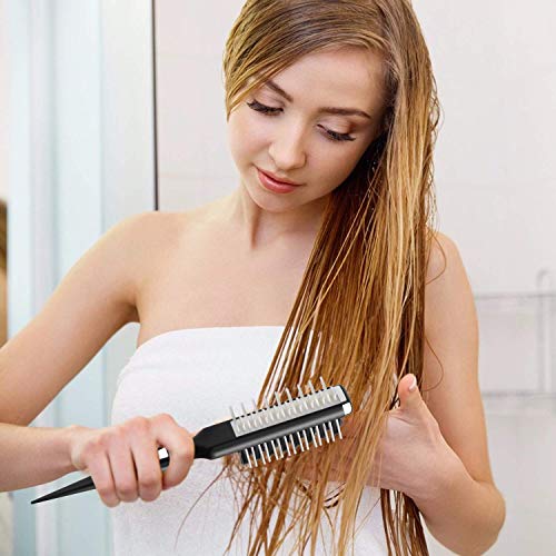 Hair Style Comb, Portable Hair Styling Comb, Hair Shark Comb Instant, Multifuncional tease Combing Brush with Shark Back Two-sided Design Instant Hair Volumizer for Hairdressing Women Men
