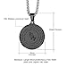 Lords Prayer Necklace Mens Christian Bible Verse Serenity Pendant Jewelry Gifts for Women Men Womens Stainless Steel Necklaces Pendant Pendants Jewelry Gifts Boys Couples Family Brother Black