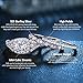 Newshe Wedding Rings for Women Engagement Set 925 Sterling Silver 2ct Round White AAA Cz Size 5-12