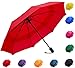 Fidus Automatic Windproof Vented Sun&Rain Travel Umbrella with Double Canopy - Collapsible Compact Lightweight Umbrella