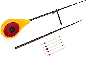Winter Ice Fishing Rods Ice Fishing Pole ABS Top Section Set Fishing Pole