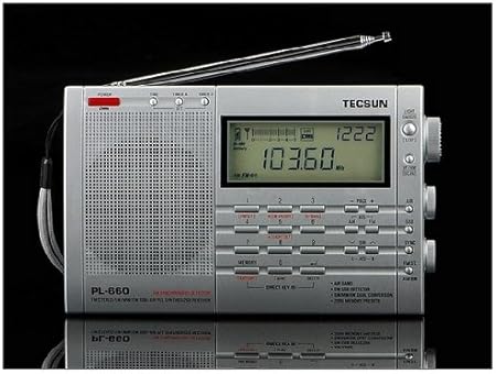Amazon エアバンド 短波 Mw Lw Fmラジオ 高感度オールバンドレシーバー 短波 ａｍラジオの遠距離放送受信機 Pl660 色 シルバー 日本語操作メニュ付 Agneius Hk Ecl 卓上ラジオ