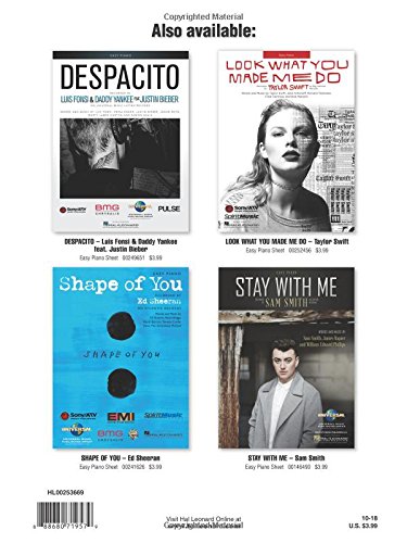 Sam Smith - Too Good at Goodbyes - EASY PIANO Sheet Music Single