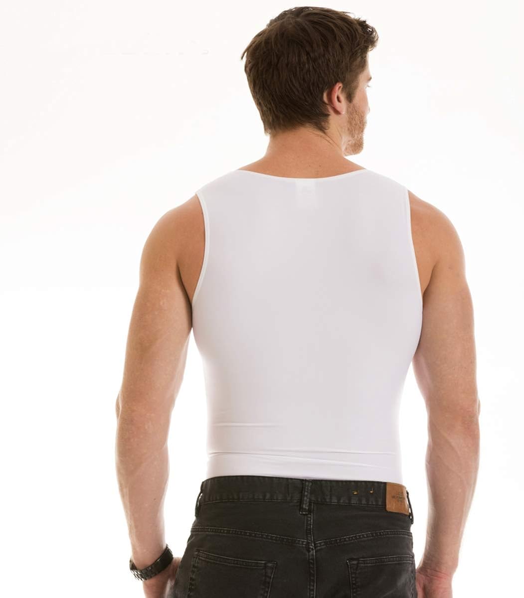 Insta Slim 3 Pack Men's Firming Compression Muscle Tank Shirt: Clothing