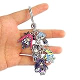 Anime Date a Live Colored Metal Pendant Keychain