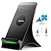Wireless Charger, KingYue Qi-Certified 10W Fast Wireless Charging Stand with Fan for S9/S9+/Note 8/Note 5/S8/S8+/S7/S7 Edge/S6 Edge, 5W Standard Qi Charger for iPhone X/8/8 Plus (No AC Adapter)