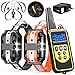 Veckle Dog Training Collar, 2600ft Rechargeable Shock Collar for 2 Dogs Waterproof Dog Shock Collar with Remote, LED Light, Beep, Charger, Vibration Dog Electronic Collar for Large and Medium Dogs