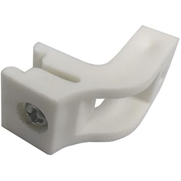 Curtain Track Swish Solo Glide Rail Bracket Pole Plastic White