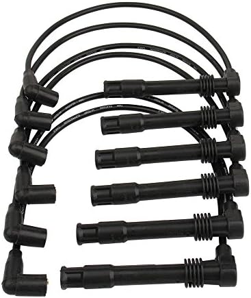 Bang4buck 7mm 6 Pieces Ignition Spark Plug Wire Set For Volkswagen Passat Audi A4 A6 A4 Quattro 1997-2005 2.8L V6