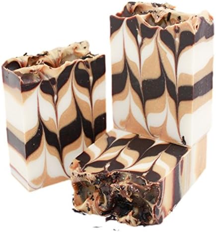 Natural Bar Soap Black Tea and Honey Scented - Local Handcrafted - Whipped Top Soap 3.85 Oz