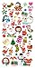 3D-SANTA-HOHOHO - 6 Sheets Merry Christmas 3d Stickers For Kid - Puffy Dimensional Scrapbook Stickers - Size 3.5 x 6.75 Inch./Sheet