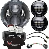Eagle Lights LED Headlight Kit - Black Generation 2 7