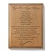 KATE POSH - Recipe for A Happy Marriage Wooden Plaque