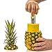 Pineapple Pitter,Pineapple Seed Remover Olives Pitter Tool, Pineapple Corer Pitter Tool with Space-Saving Lock Design,Multi-Function Fruit Pit Remover for Making Pineapple Jam (Stainless Steel)