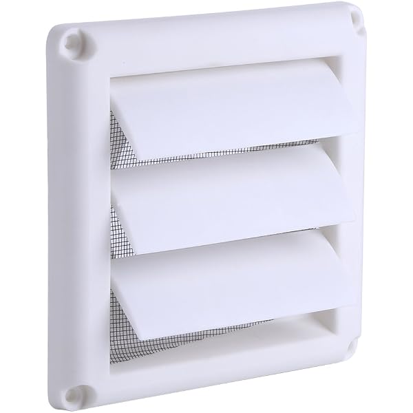 Wall Air Vent, Plastic Air Vent Grille Cover 3 Flaps Wall Duct Ventilation  Grill with Net New Wall Air Vent Cover Square Tumble Dryer Extractor Fan  Outlet(15 * 15cm) : Amazon.ca: Tools