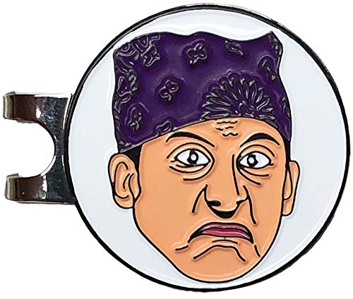 Balanced Co. Michael Scott Golf Hat Clip with Enamel Magnetic Ball Marker
