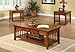 Furniture of America Francia 3-Piece Mission Style Table Set, Antique Oak Finish