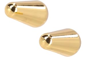 2PCS Guitar Pickup Switch Caps, Brass Shell PP Plastic Core 3 Way 5 Way Toggle Switch Knob Tip, with Standard Thread for ST T