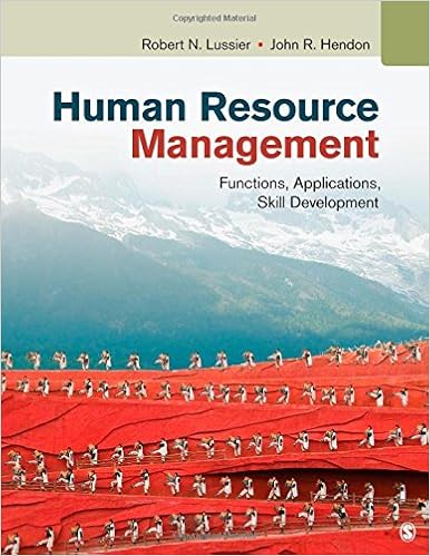 Human Resource Management Functions Applications Skill Development Lussier Robert N Hendon John R 9781412992428 Amazon Com Books