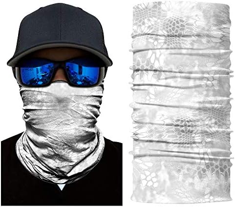 JackLove Neck Gaiter,Headwear, Seamless Bandana Tube Sun Face Mask,UV Versatile Sport Headband Bandana for Men Women Dust Outdoor Climbing Camping Hiking Fishing Running