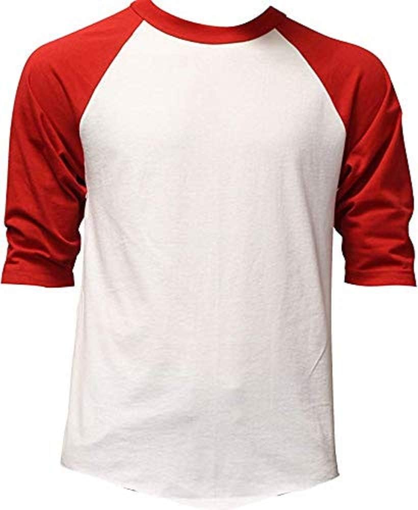 DealStock Shaka Active Casual Camo Raglan Tee 3/4 Sleeve Tee Shirt Jersey