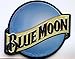 Blue Moon Tin Sign by Ande Rooney