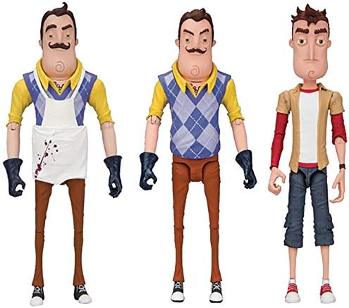 Hello Neighbor McFarlane Toys Series 1 Action Figures, 5-inch (Set of 3)