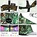 GARTIO Hanging Tree Tent, Swing Play House, Portable Hammock Chair, with LED Decoration Lights, Inflatable Cushion, Suit for Adult and Kids Indoor Outdoor, Max Capacity 330lbs (Camouflage)