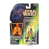 Star Wars, The Power of the Force Green Card, Luke Skywalker in Ceremonial Outfit Action Figure, 3.75 Inches