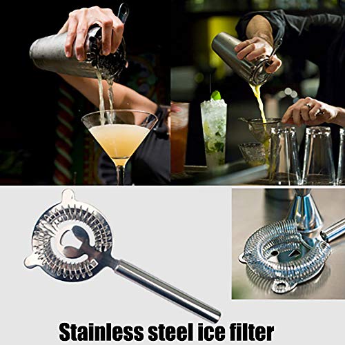 Koowaa 1 stück 304 Edelstahl Barsieb Cocktail Shaker Eissieb Bartender Bar Percolator Eissieb – Bild 7