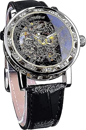 Automatic Mechanical Watches for Men, Retro Manual Mechanical